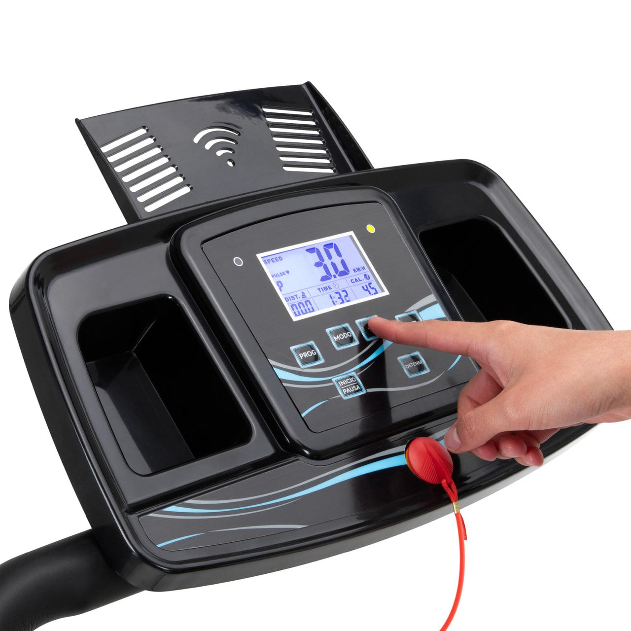 Caminadora 10 km/h + Cuerdas Saltar + Cintas Kinesiológicas