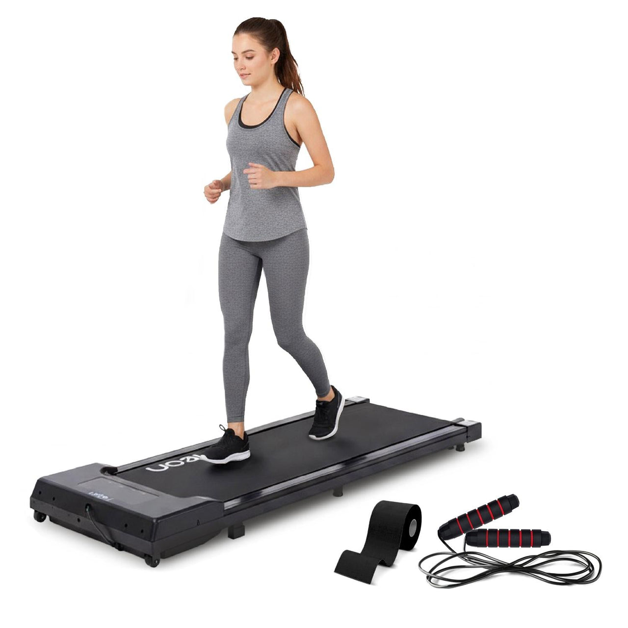 Caminadora + Cuerdas para Saltar + Cintas Kinesiológicas