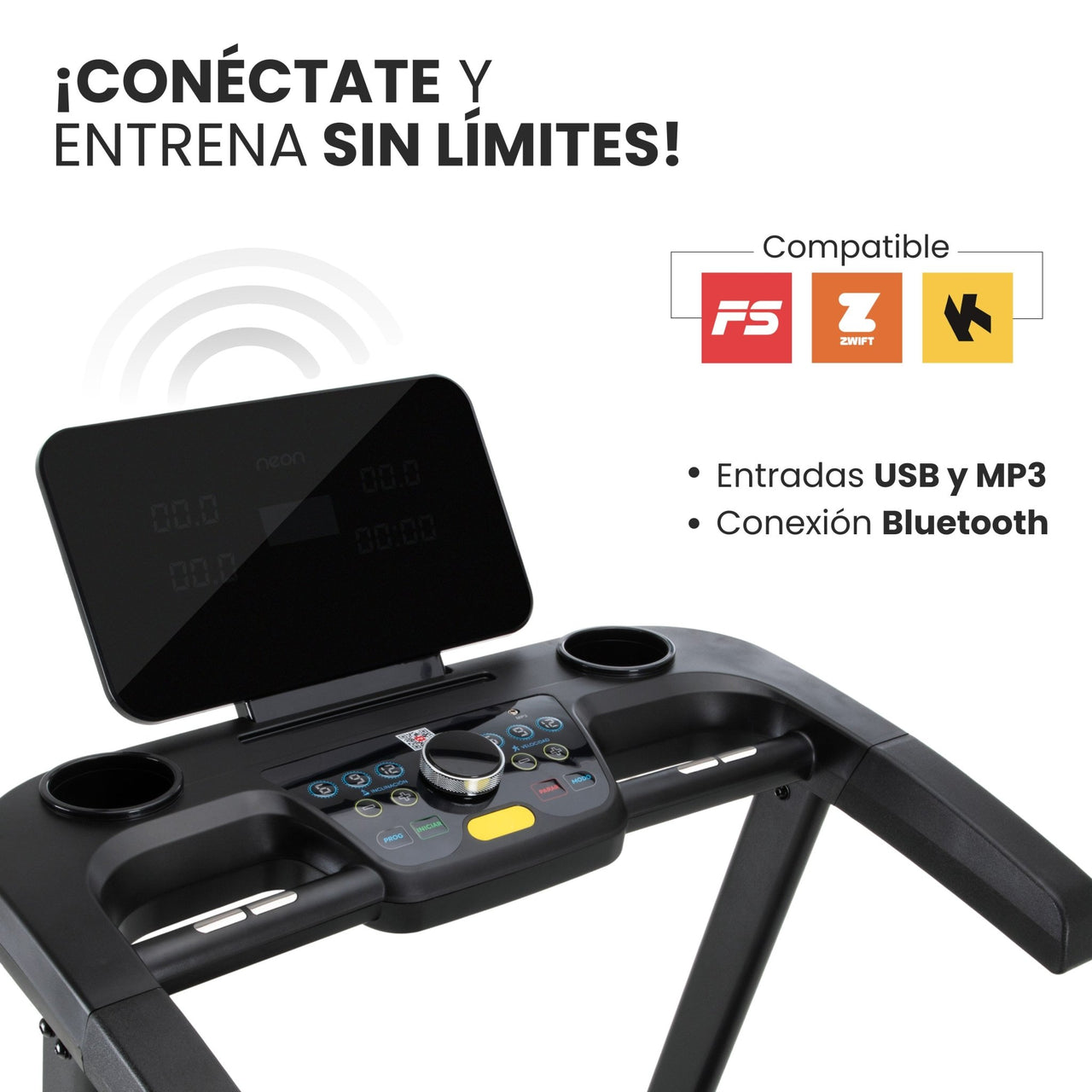 Caminadora Eléctrica Cardio Fitness Con Monitor Smart LED