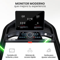 Thumbnail for Caminadora Eléctrica Pantalla LED4.5 HP 12 km/h + Kit Cardio