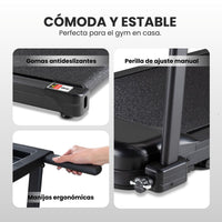 Thumbnail for Caminadora Eléctrica Plegable 10 km/h Kit Ejercicio 7 piezas
