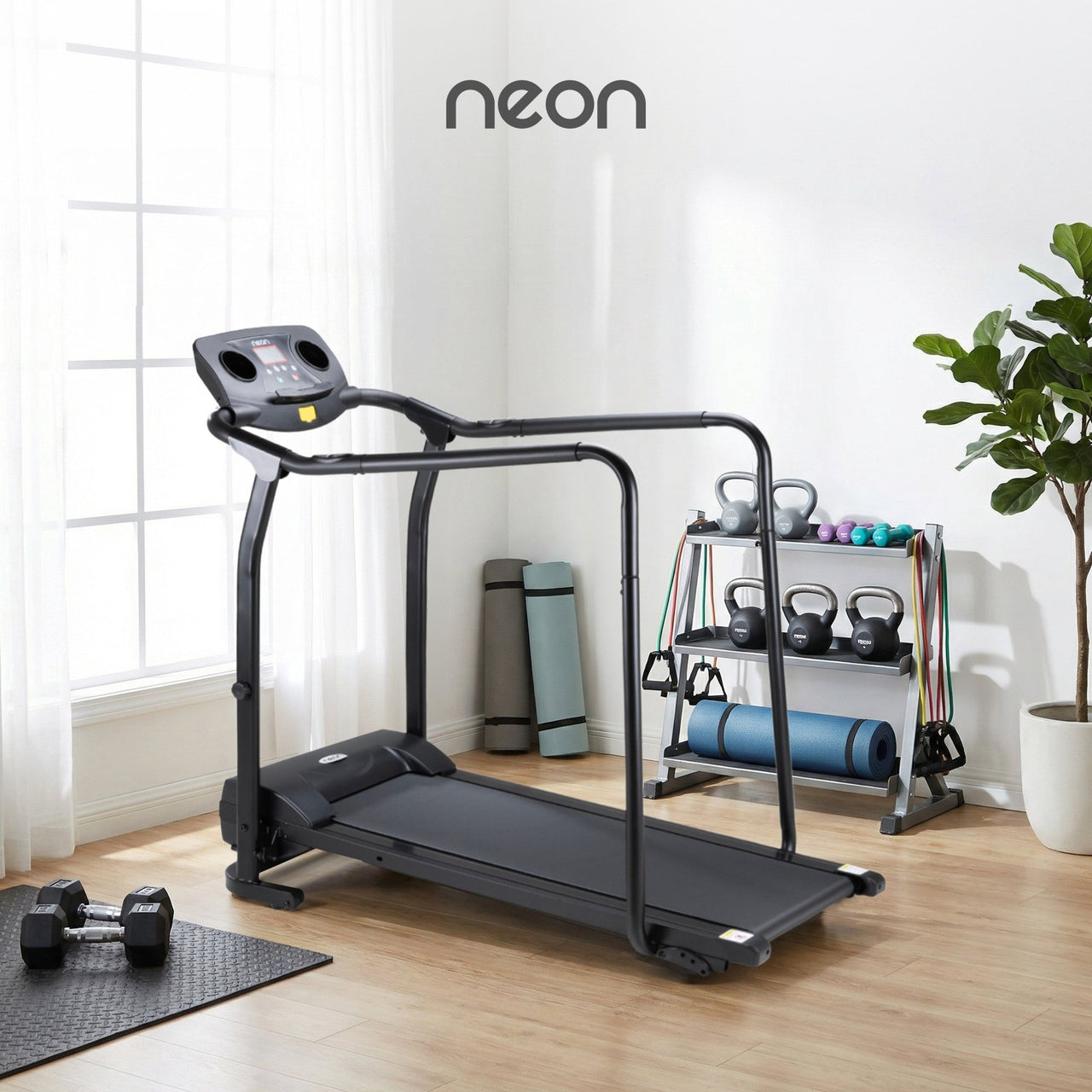 Caminadora Eléctrica Plegable 3 Niveles de Inclinación