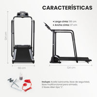 Thumbnail for Caminadora Eléctrica Plegable Con Baranda De Seguridad