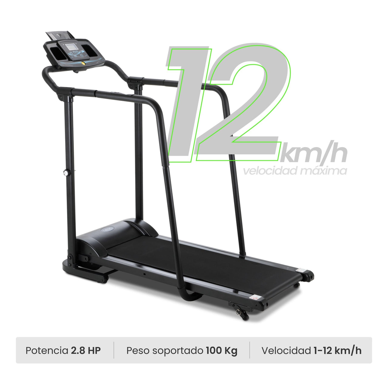 Caminadora Eléctrica Plegable Con Baranda De Seguridad