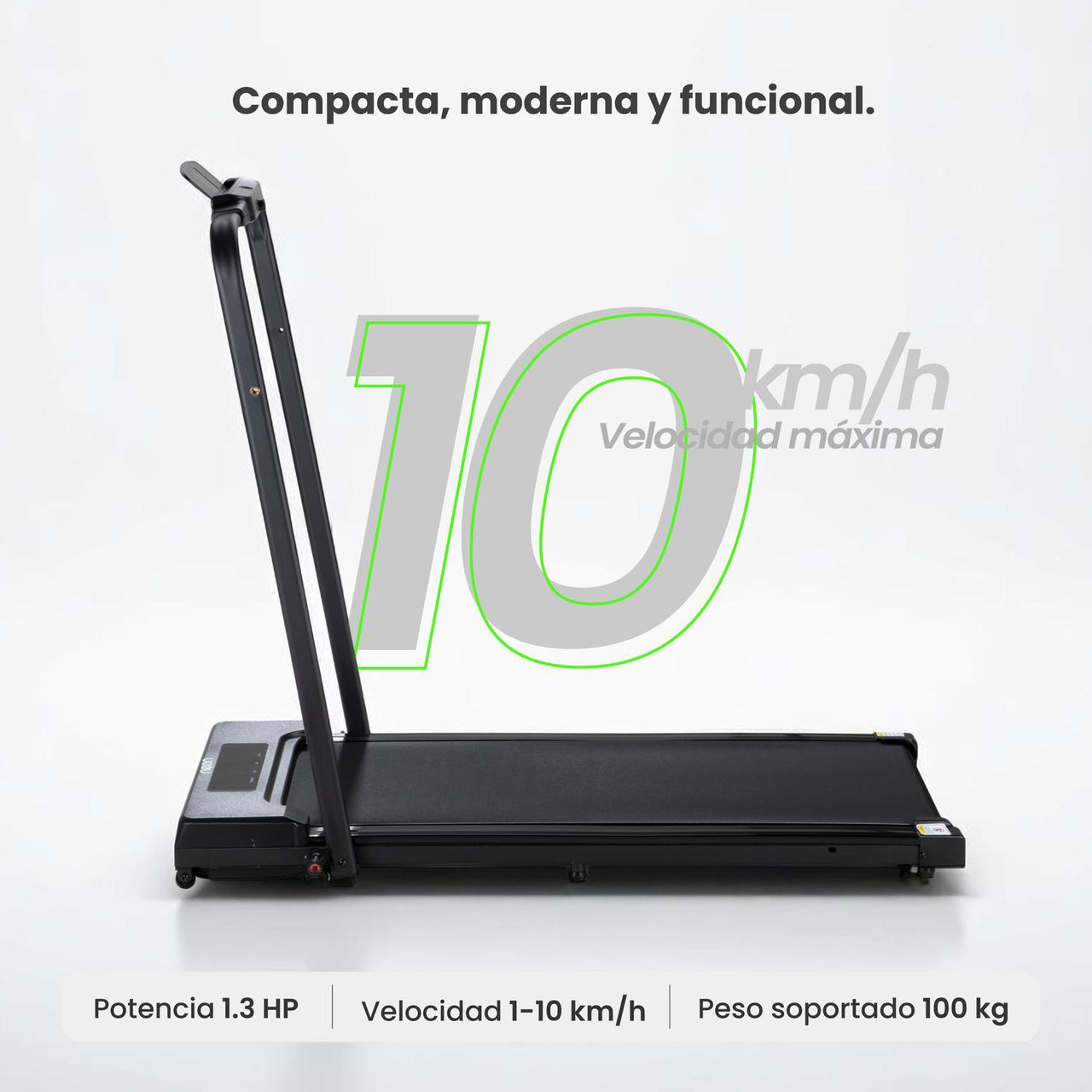 Caminadora Eléctrica Plegable Control Remoto + Kit Cardio