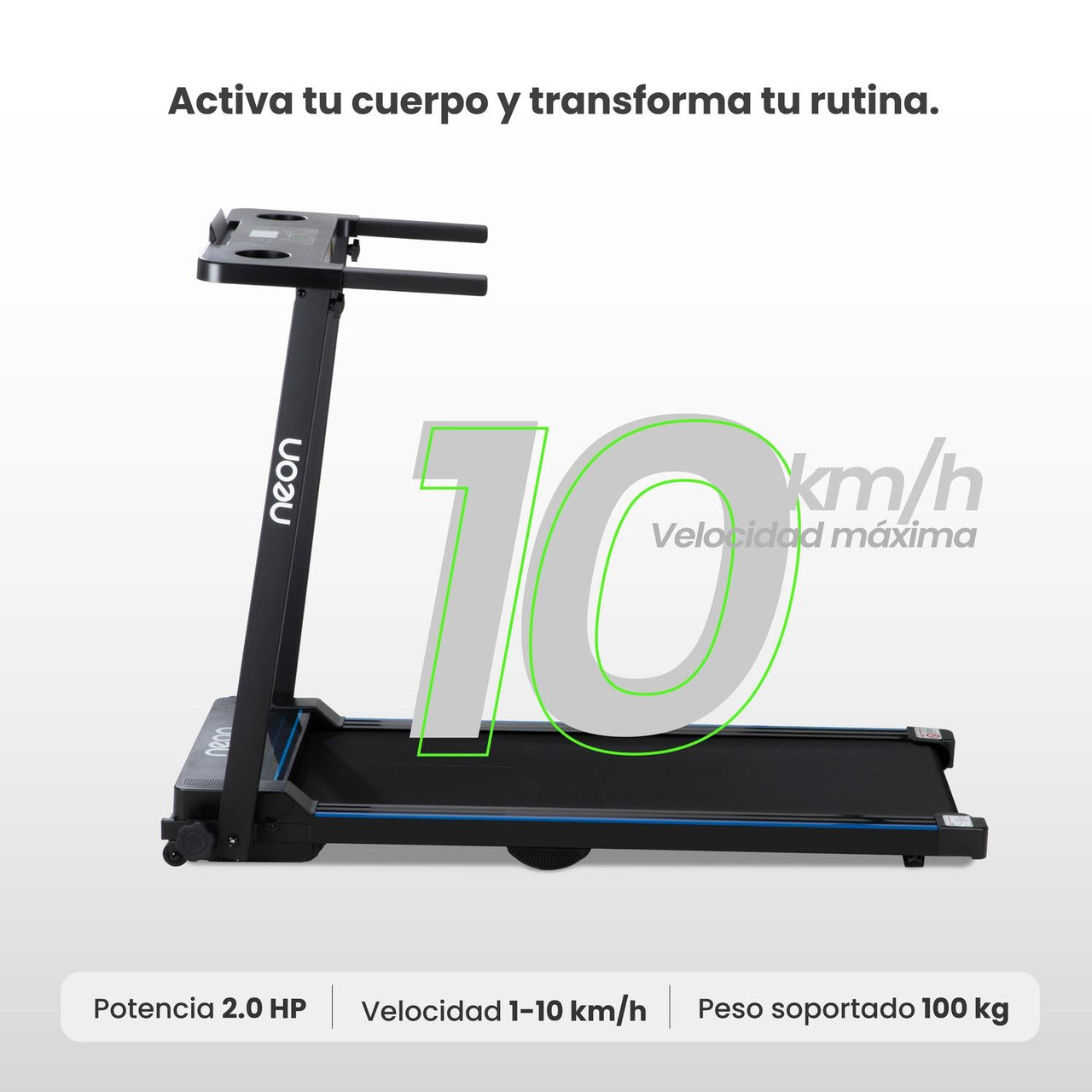 Caminadora Eléctrica Plegable Pantalla LCD