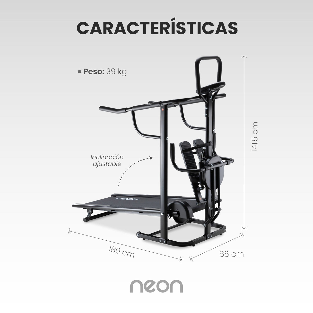 Caminadora Mecánica Multifuncional Escaladora Correr Twister