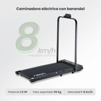 Thumbnail for Caminadora Plegable con Barandal Potencia 1.5HP 8km/h