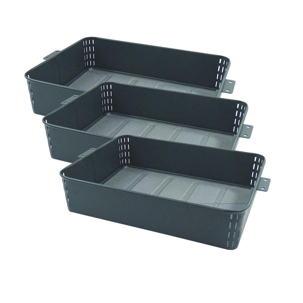 Carrito Multifuncional de 3 Niveles Con Ruedas Negro OR-440161 Namaro Design