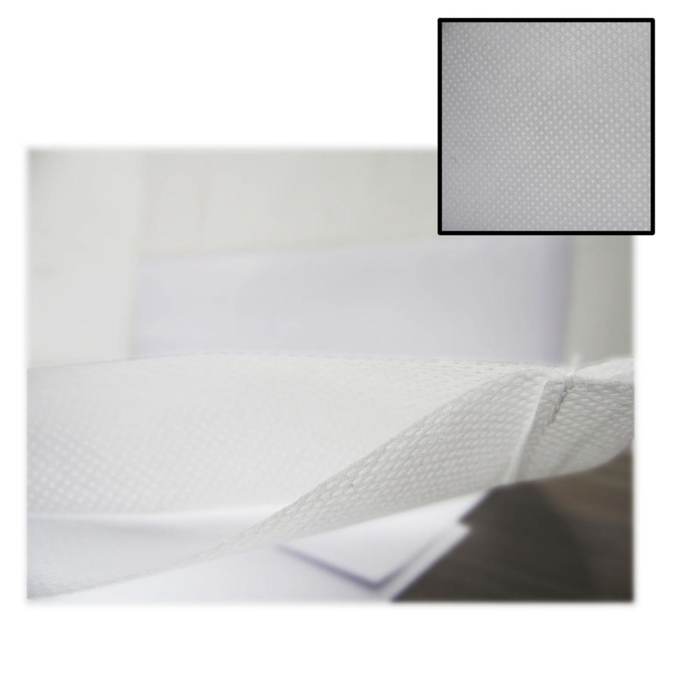 Mascarillas Cubrebocas De Tela Doble capa Bolsa con 100 Piezas Blanco 300112 Kingsman