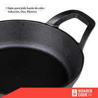 Thumbnail for Sarten De Hierro Fundido 22 Cm Con Agarraderas Asas Circular