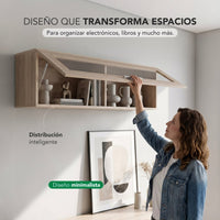 Thumbnail for Centro de Entretenimiento 70” Mueble TV Repisas Madera