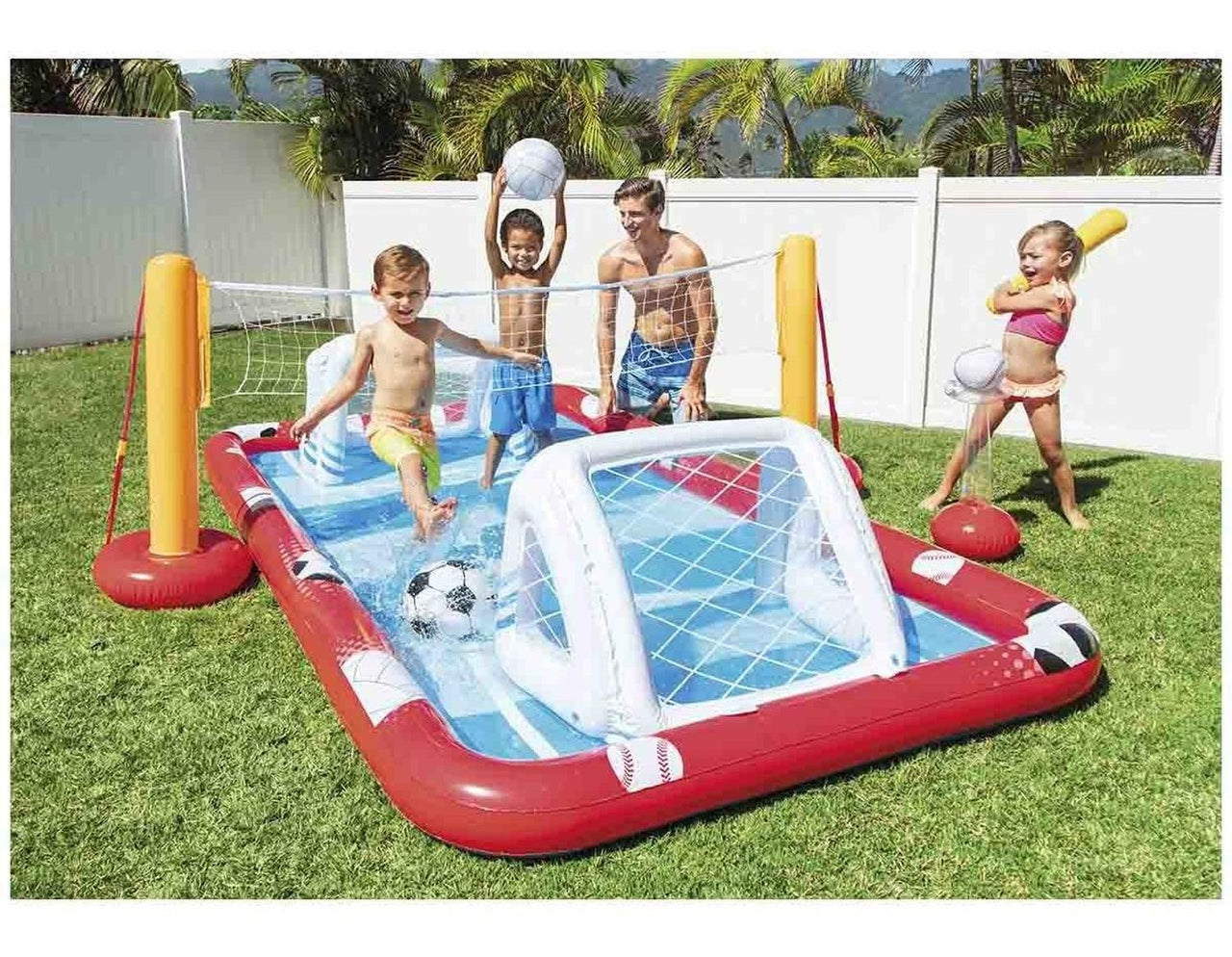 Centro De Juegos Alberca Inflable Multi Deportes Niños Intex