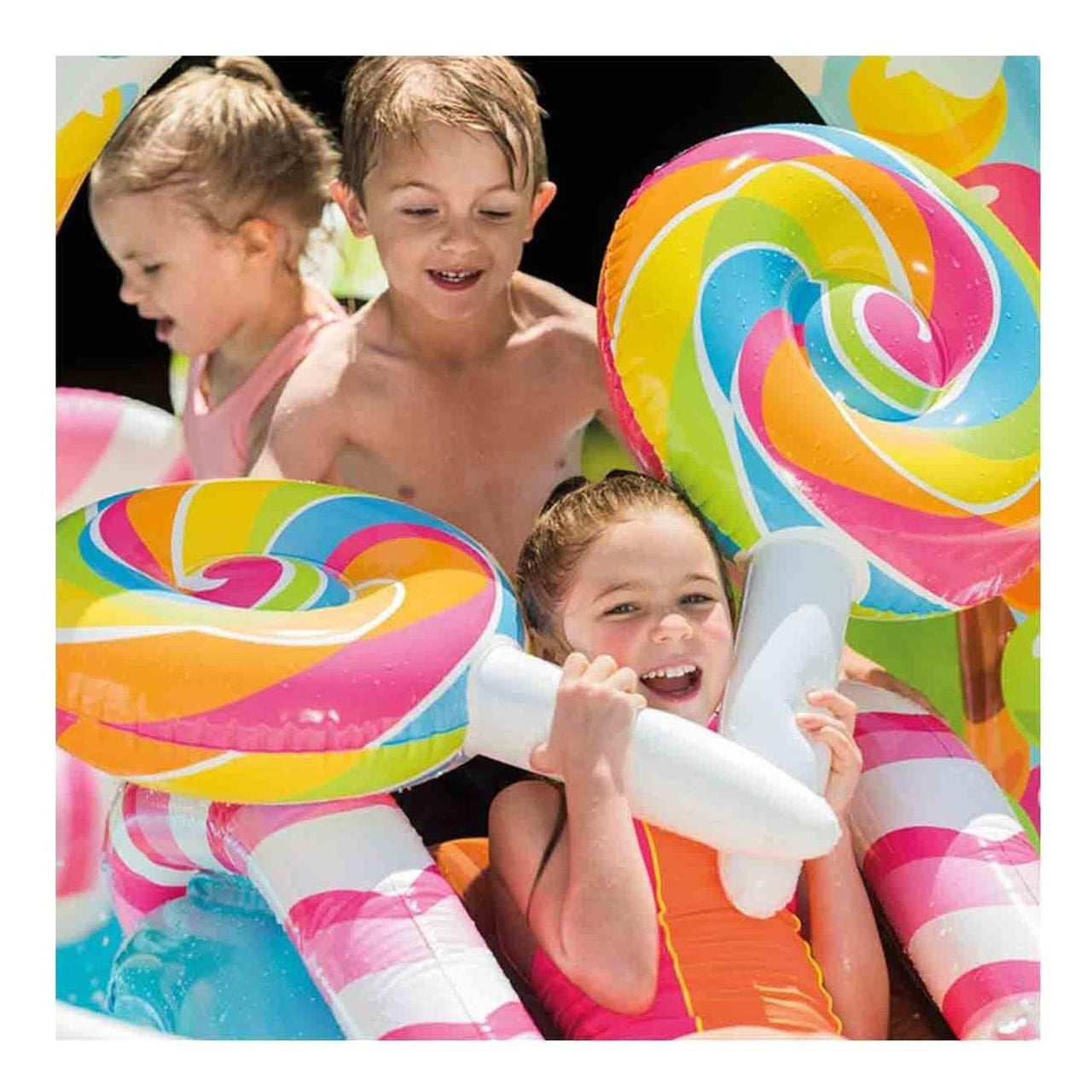 Centro De Juegos Inflable Alberca Piscina Resbaladilla Intex