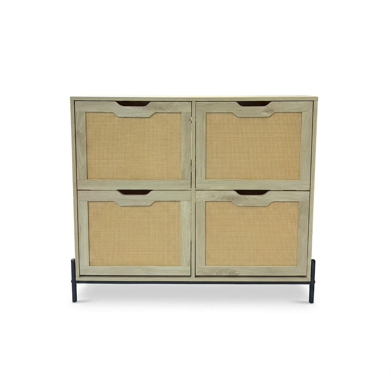 Mueble Zapatero Armario Organizador con 4 Cajones 24 Pares