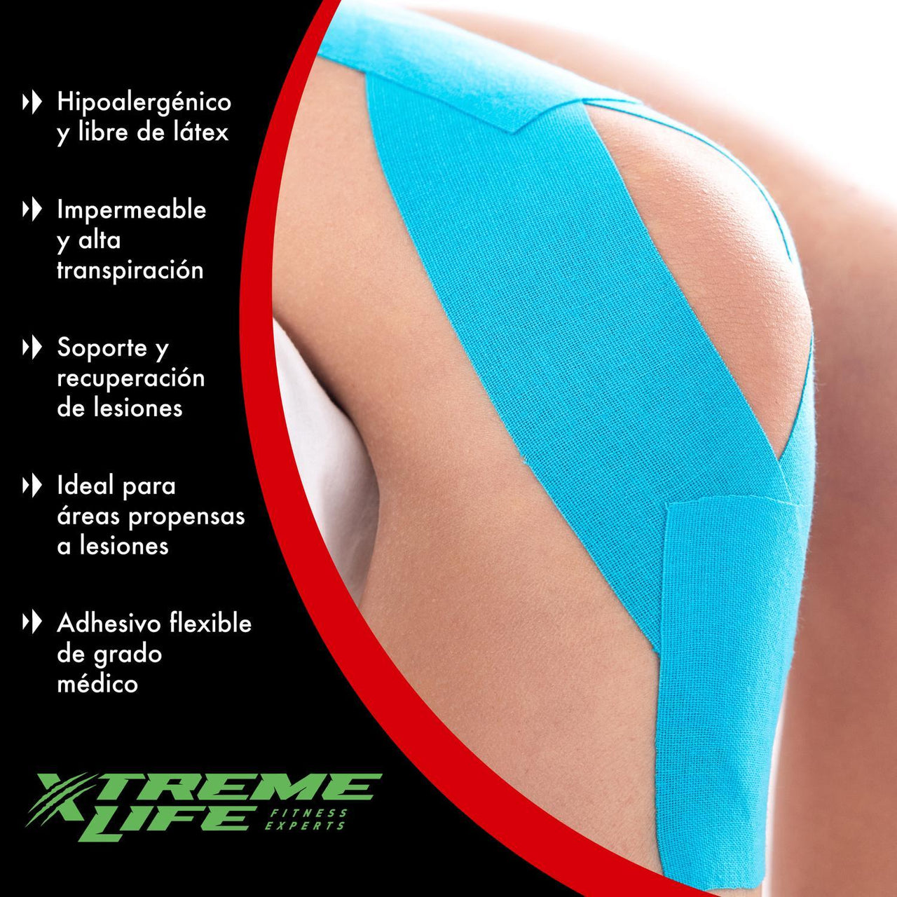 Cinta Kinesiologica Resistente Al Agua Kinesiotape