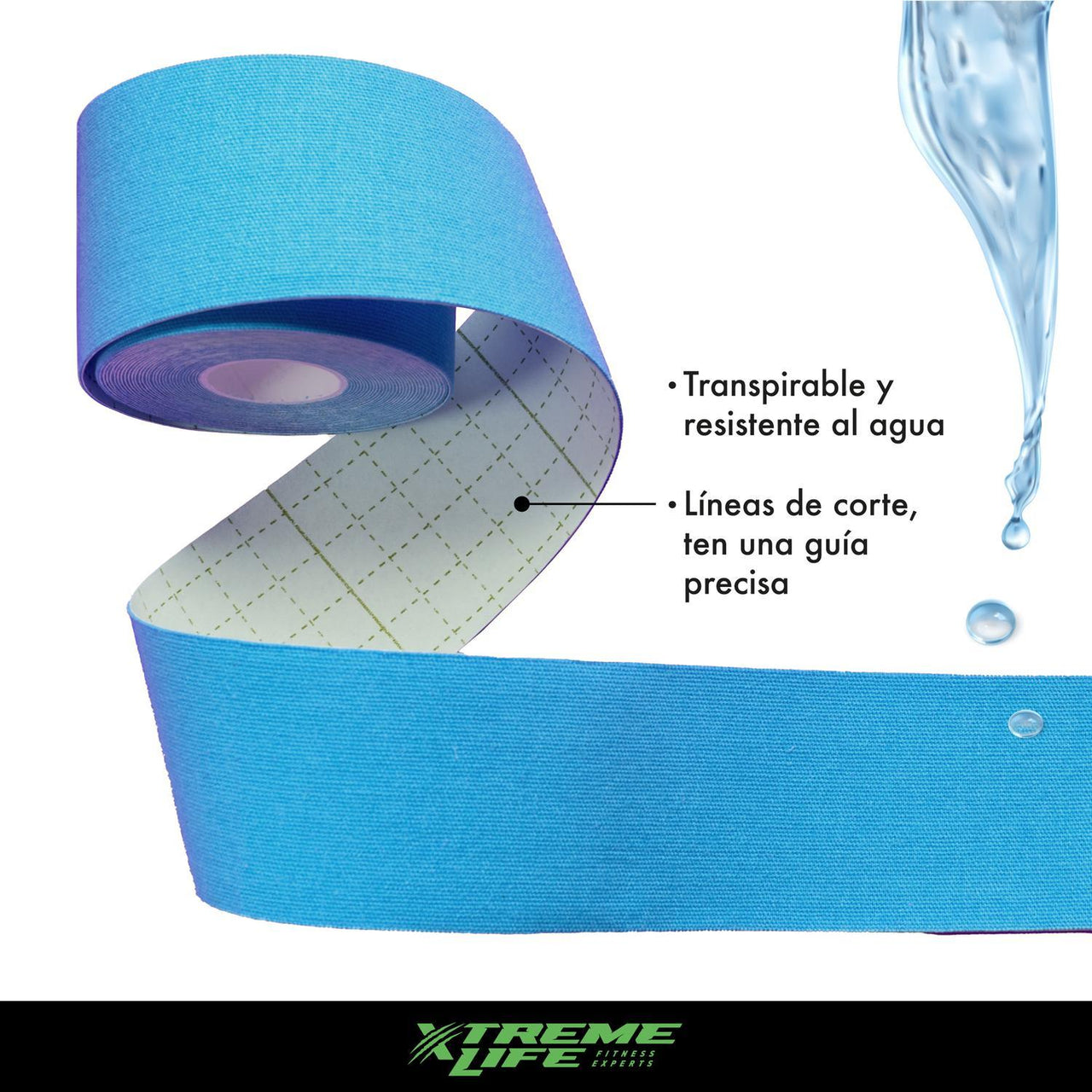 Cinta Kinesiológica Resistente Al Agua Kinesiotape Cinta