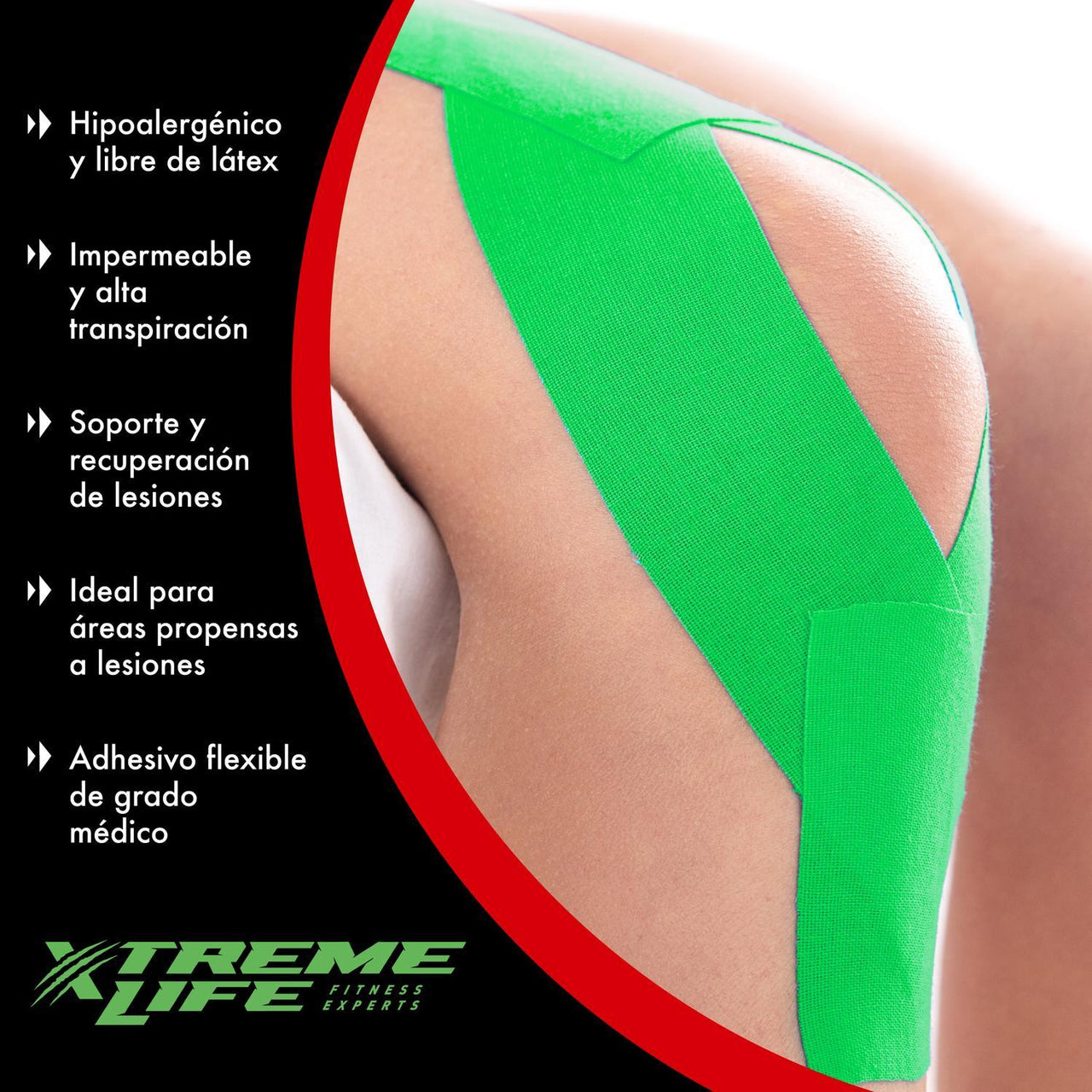 Cinta Kinesiológica Resistente Al Agua Kinesiotape Cinta