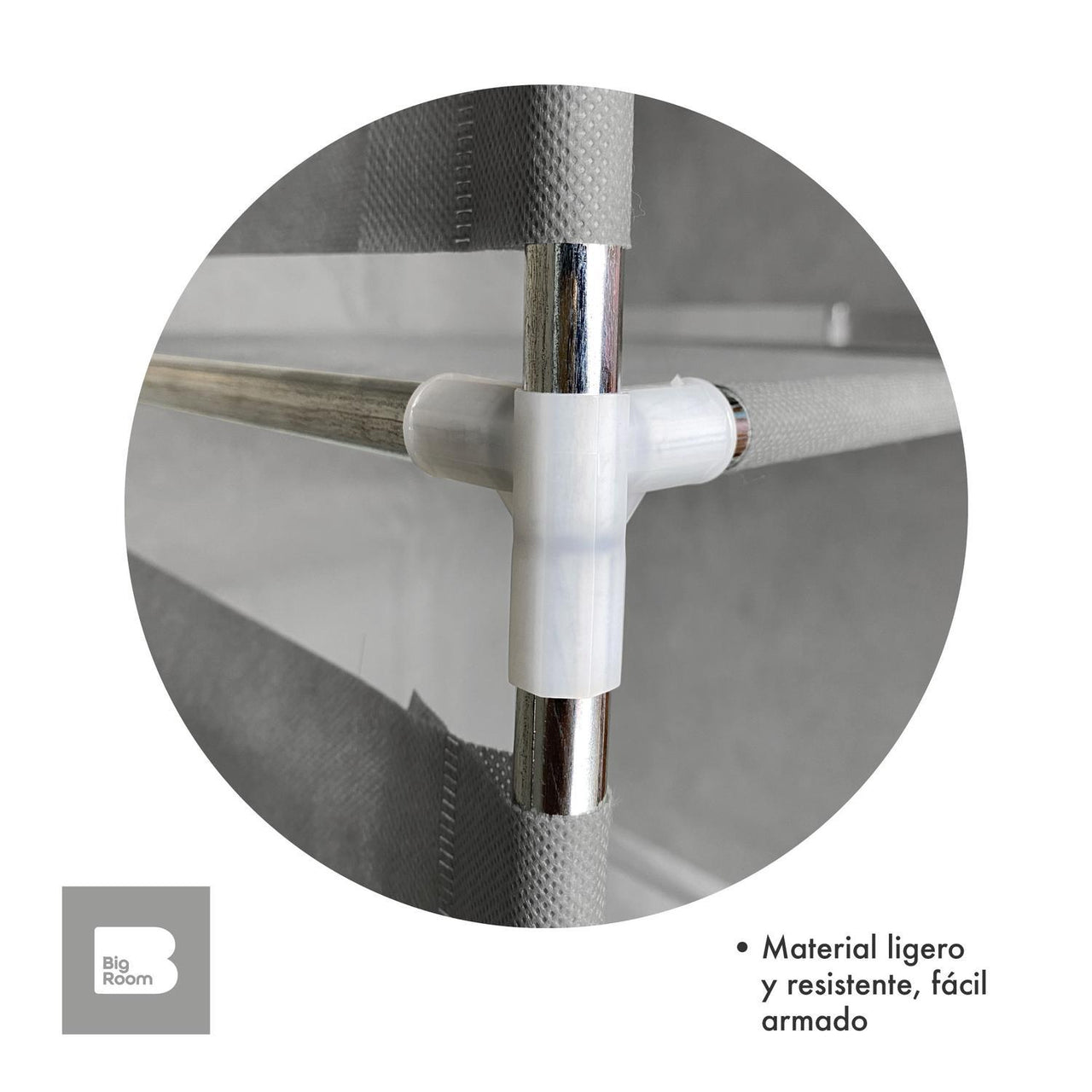 Closet Ropero Armable 3 Puertas Organizador Portatil