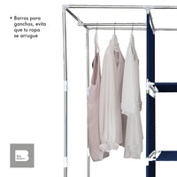 Thumbnail for Closet Ropero Armable 3 Puertas Organizador Portatil