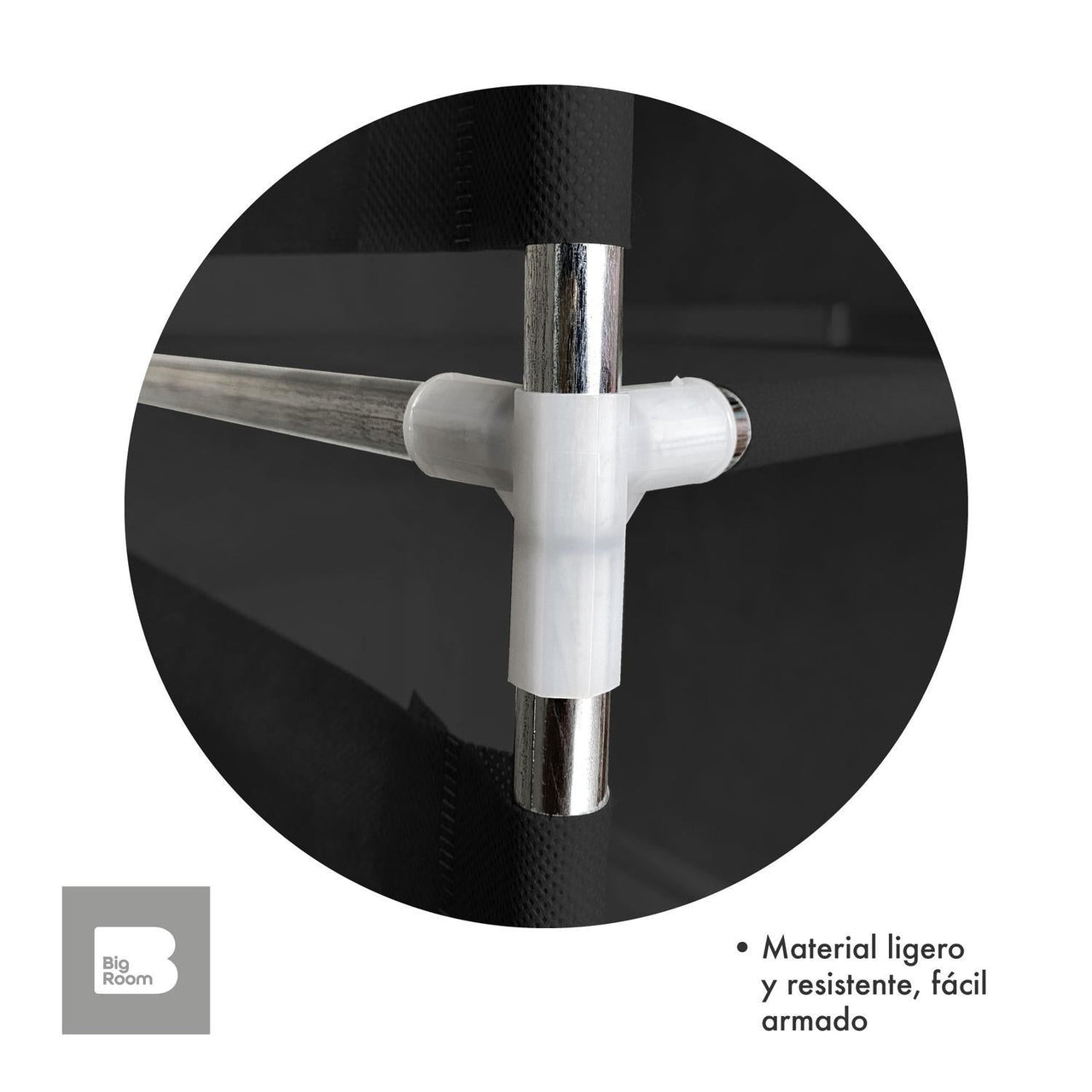 Closet Ropero Armable 3 Puertas Organizador Portatil