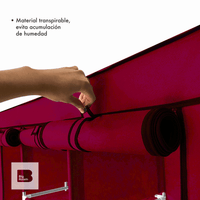 Thumbnail for Closet Ropero Armable 3 Puertas Organizador Portatil