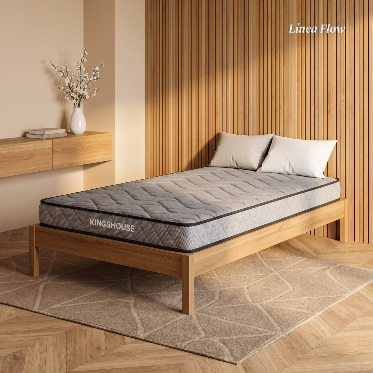 Colchón Individual Kingshouse | Memory Foam 15cm | En Caja