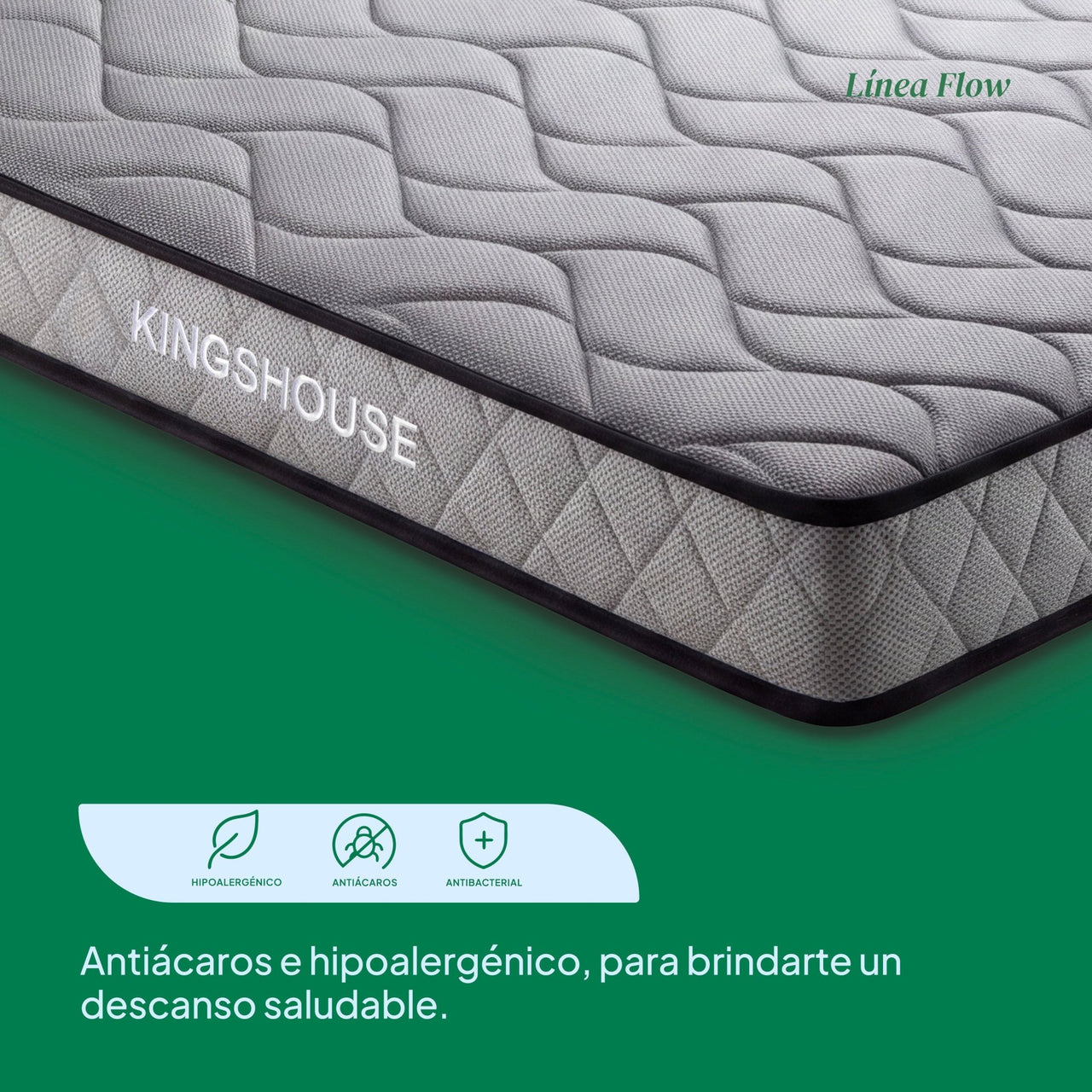 Colchón Individual Kingshouse | Memory Foam 15cm | En Caja