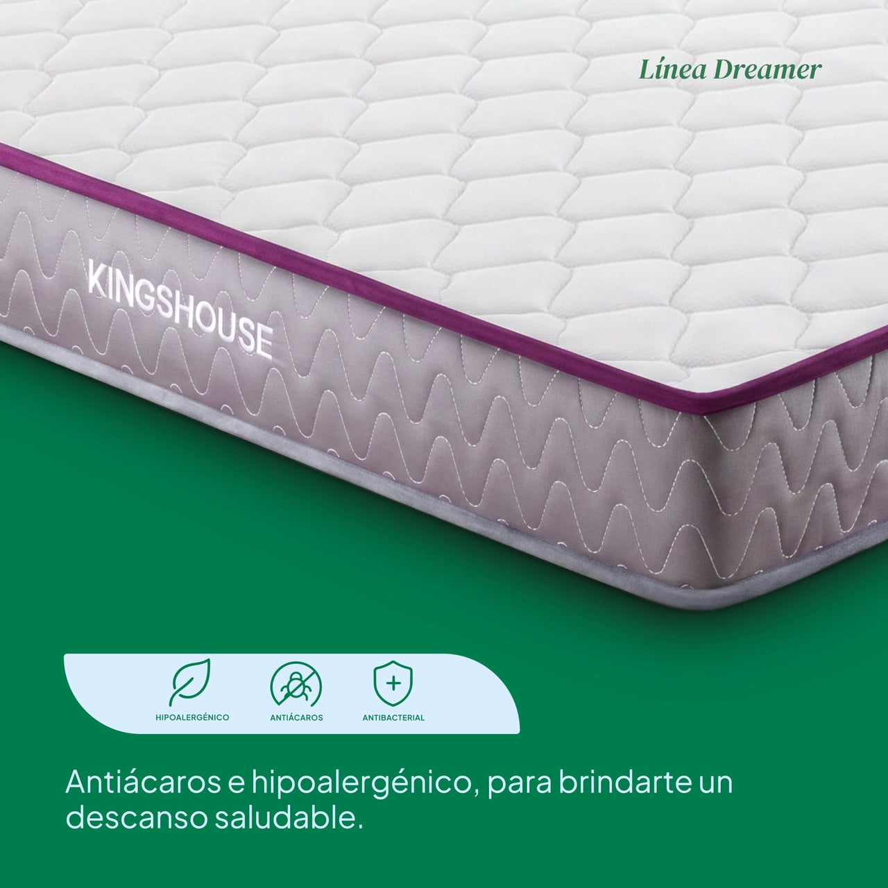 Colchón Individual Kingshouse | Memory Foam 18cm | En Caja