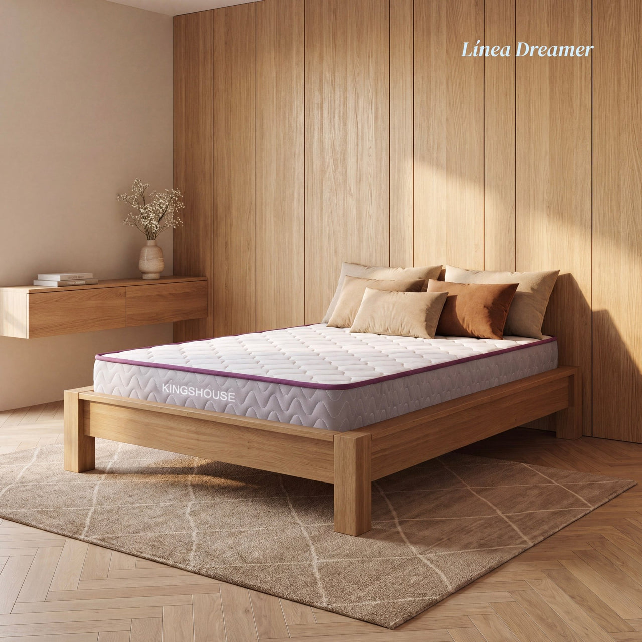 Colchón Individual Kingshouse | Memory Foam 18cm | En Caja