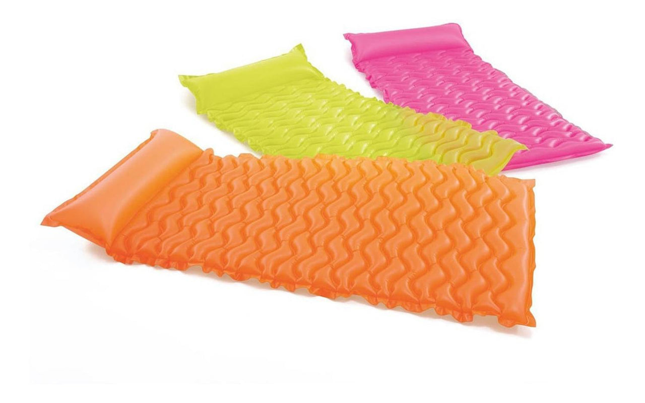 Colchon Inflable De Alberca Piscina Colores Surtidos Intex