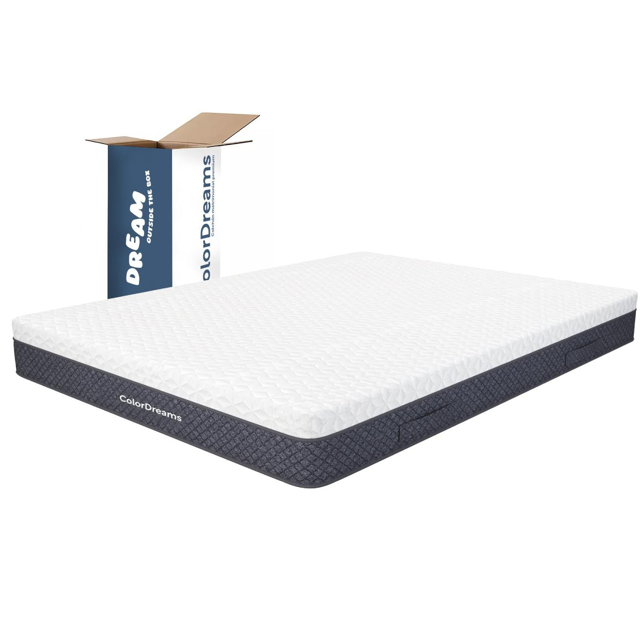 Colchón King Size En Caja Premium 200x190x23 cm Memory Foam Hipoalergénico KINGDREAMER ColorDreams
