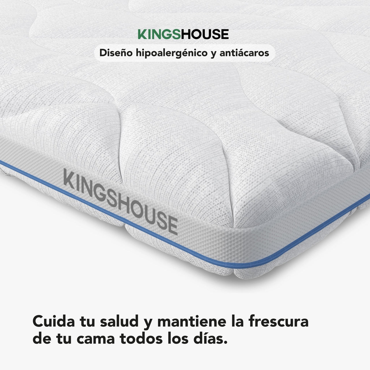 Colchón Matrimonial Espuma Alta Densidad 15 cm Ergonómico