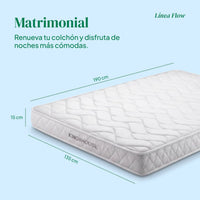Thumbnail for Colchón Matrimonial Kingshouse | Memory Foam 15cm | En Caja