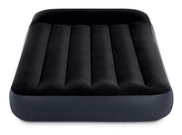 Thumbnail for Colchón Negro Inflable Twin Classic Bolsa Transportar Intex