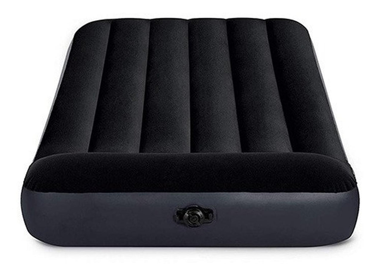 Colchón Negro Inflable Twin Classic Bolsa Transportar Intex