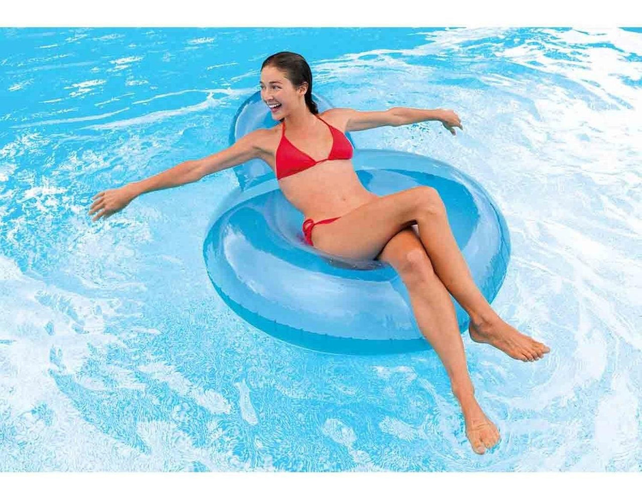 Colchon Sillon + Respaldo Inflable De Alberca Piscina Intex