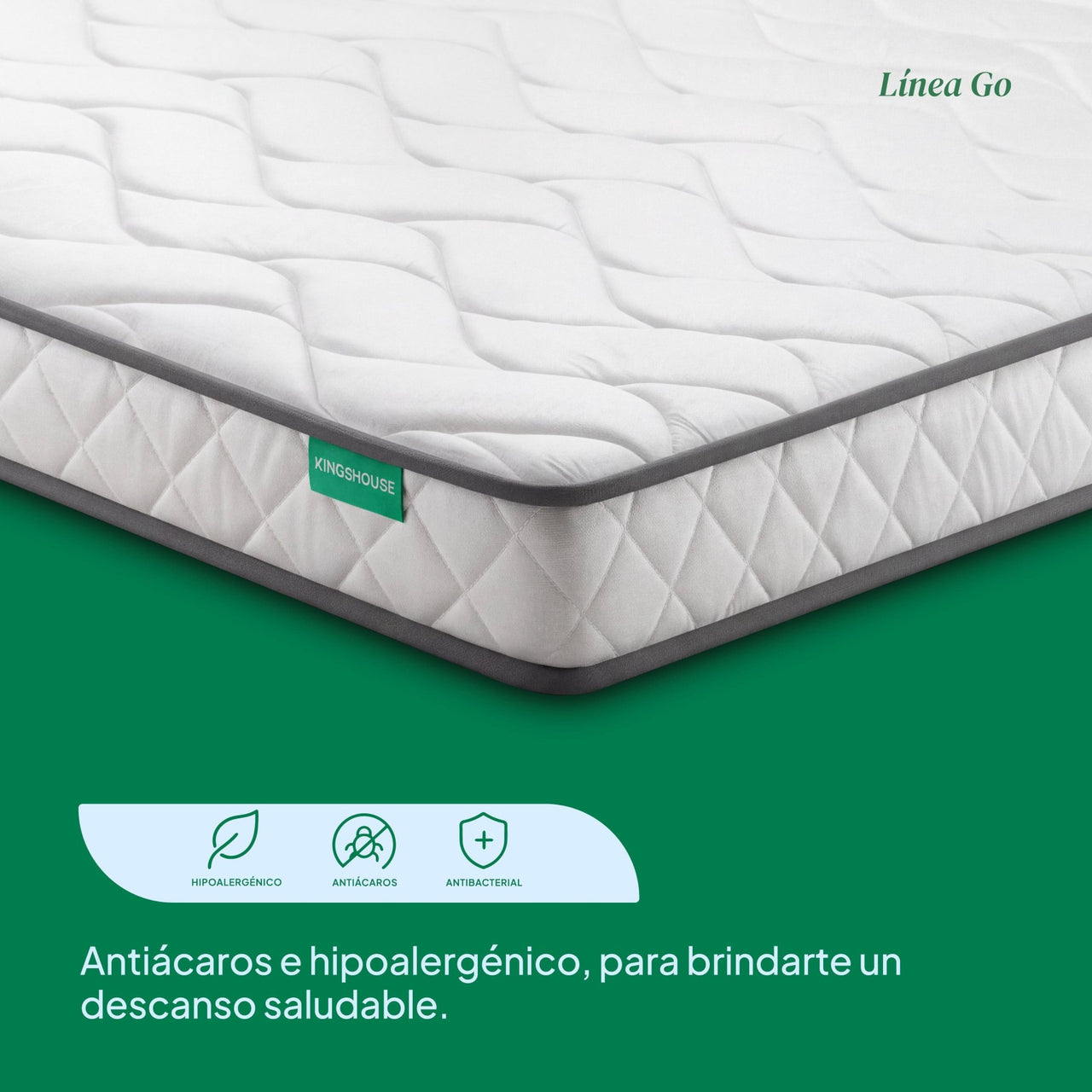 Colchoneta Individual Kingshouse | Memory Foam 12cm | En Caja