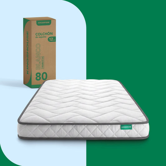 Colchoneta Individual Kingshouse | Memory Foam 12cm | En CajaKHCESP12SB