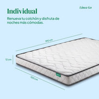 Thumbnail for Colchoneta Individual Kingshouse | Memory Foam 12cm | En Caja