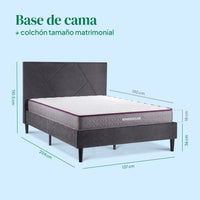 Thumbnail for Combo Cama de Madera y Colchón Matrimonial Memory Foam