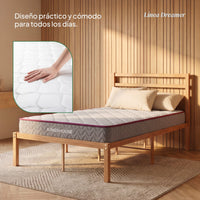 Thumbnail for Combo Cama de Metal y Colchón Individual Memory Foam