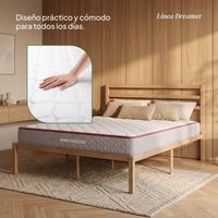 Thumbnail for Combo Cama de Metal y Colchón Matrimonial Memory Foam