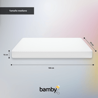 Thumbnail for Combo Cuna Convertible + Colchón Hipoalergénico Bamby
