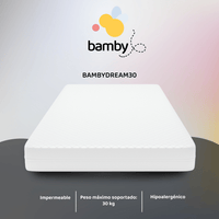 Thumbnail for Combo Cuna Convertible + Colchón Hipoalergénico Bamby