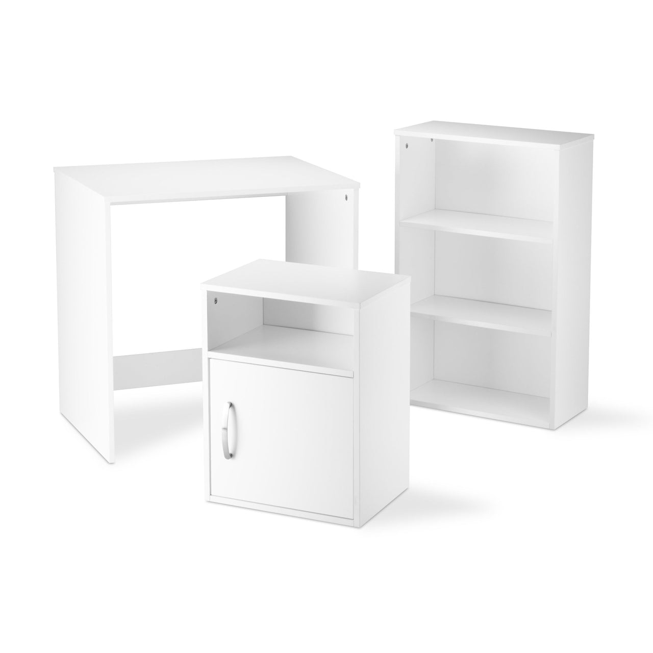 Combo Escritorio, Librero y Archivero para Hogar y Oficina