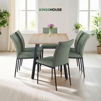 Thumbnail for Comedor 6 Sillas Modelo Vita Estilo Madera Moderno Elegante