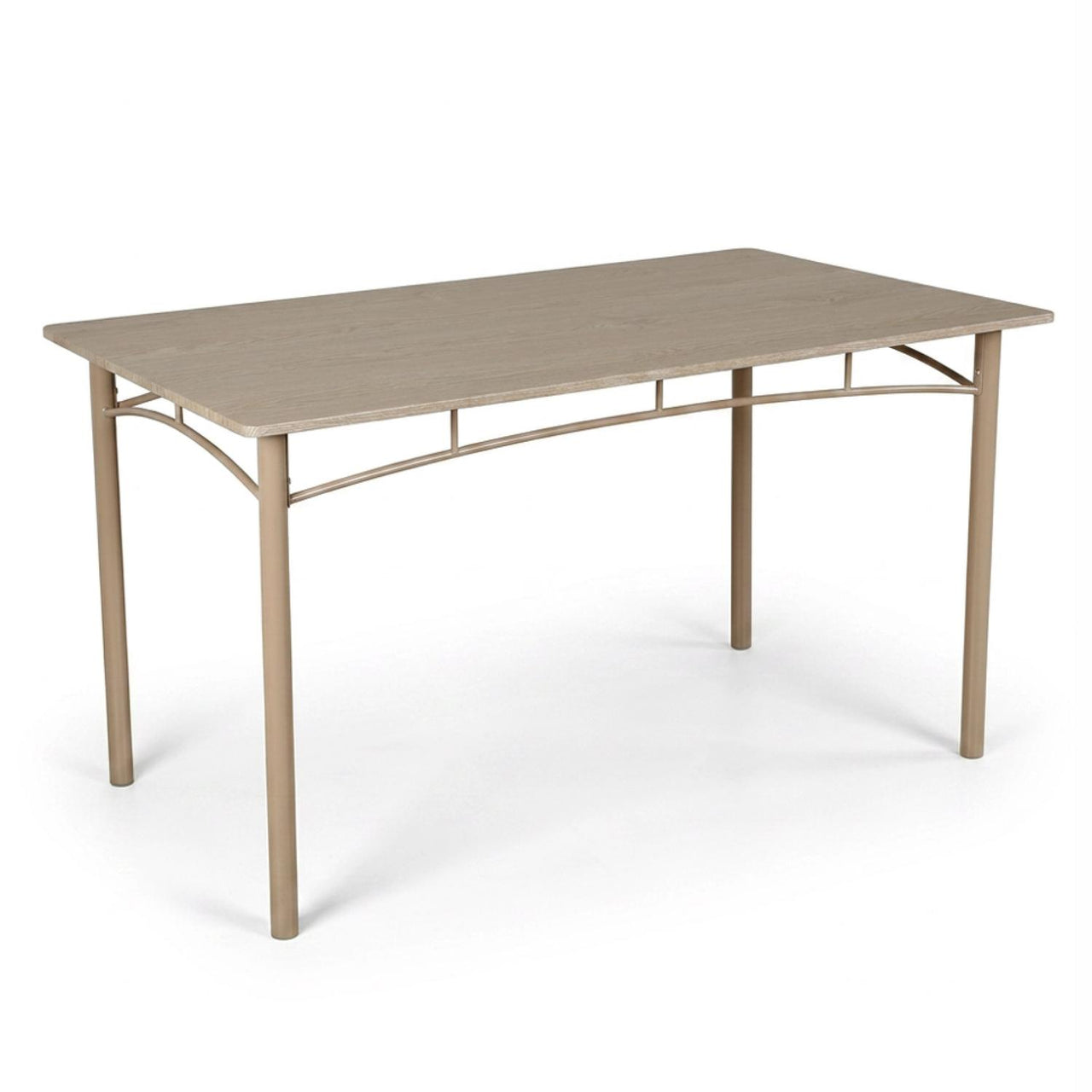 Comedor 6 Sillas y Mesa Rectangular Minimalista Madera Metal