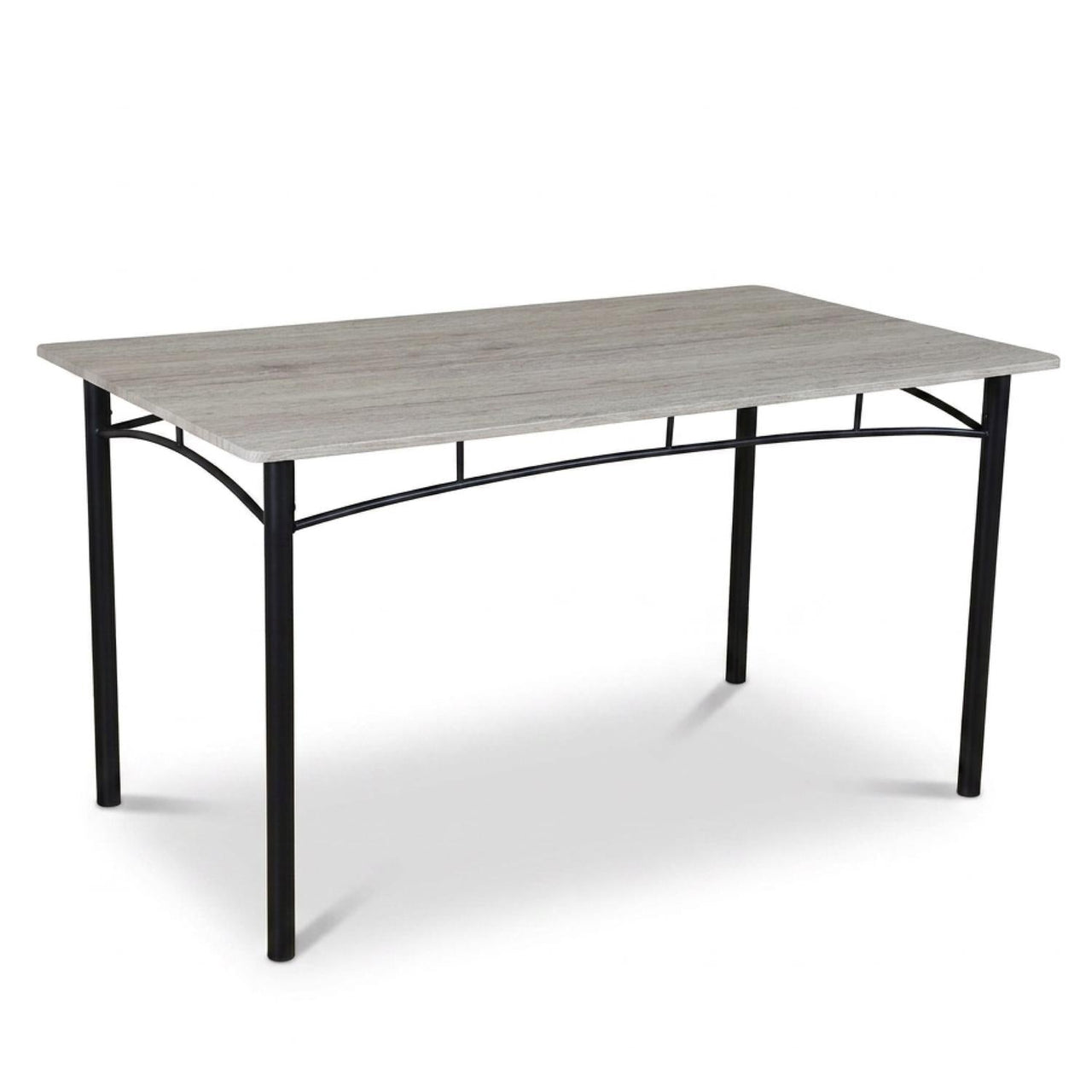 Comedor 6 Sillas y Mesa Rectangular Minimalista Madera Metal