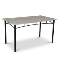 Thumbnail for Comedor 6 Sillas y Mesa Rectangular Minimalista Madera Metal